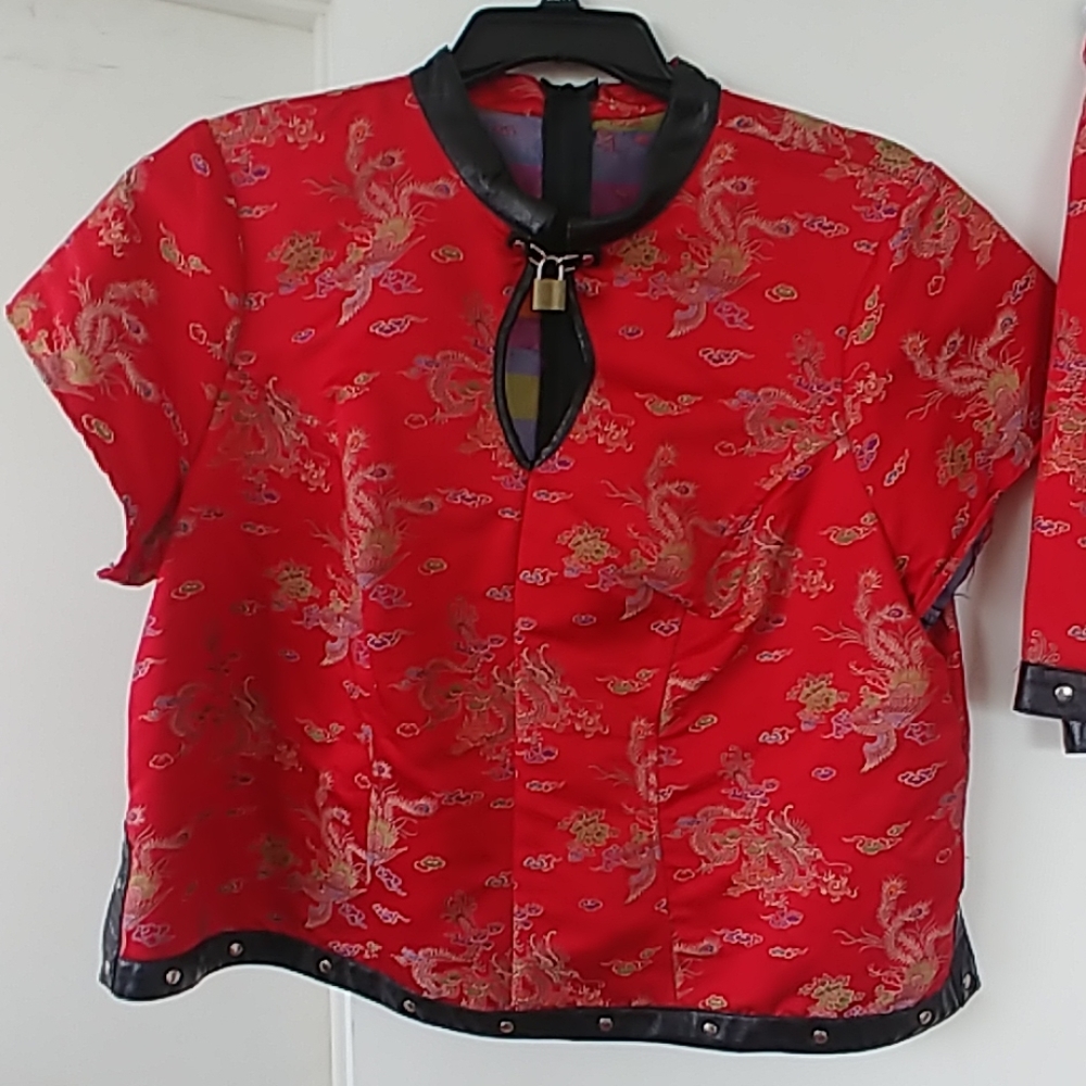 Asian Influenced Go this Chic Sexy 2 Piece.
